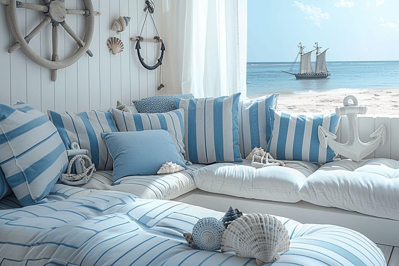 Idées de décoration pour un appartement bord de mer : style marin et ambiance côtière