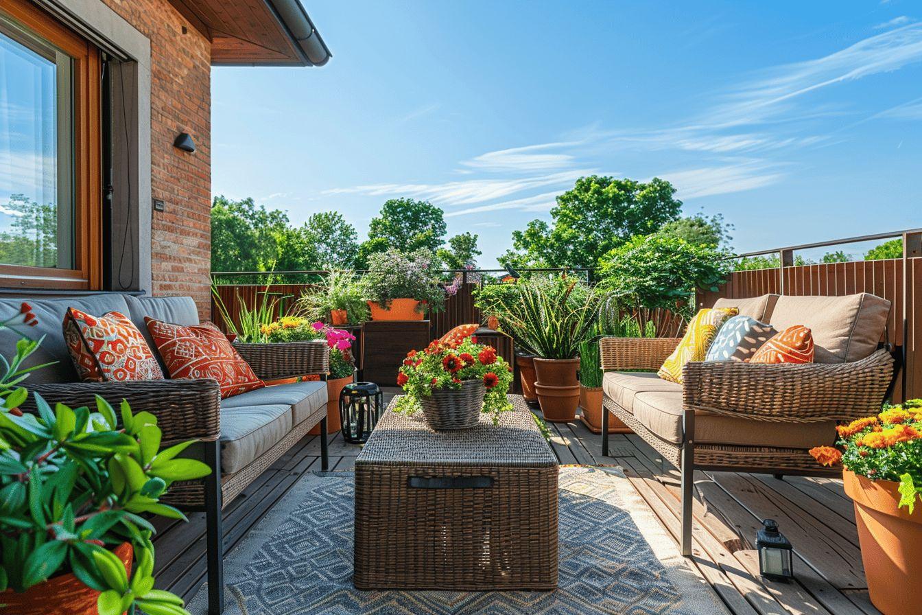 Aménager une grande terrasse : 10 astuces et solutions pour optimiser votre espace extérieur