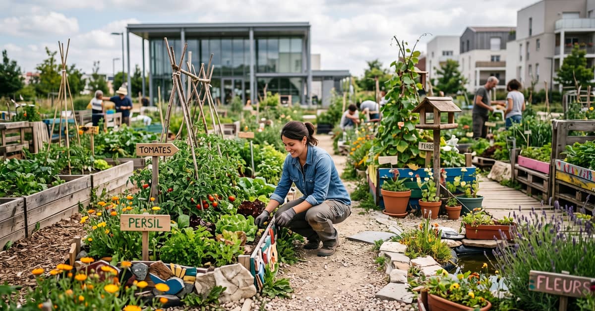 Idées décoration jardin : aménagement extérieur original avec plantes et éléments décoratifs modernes
